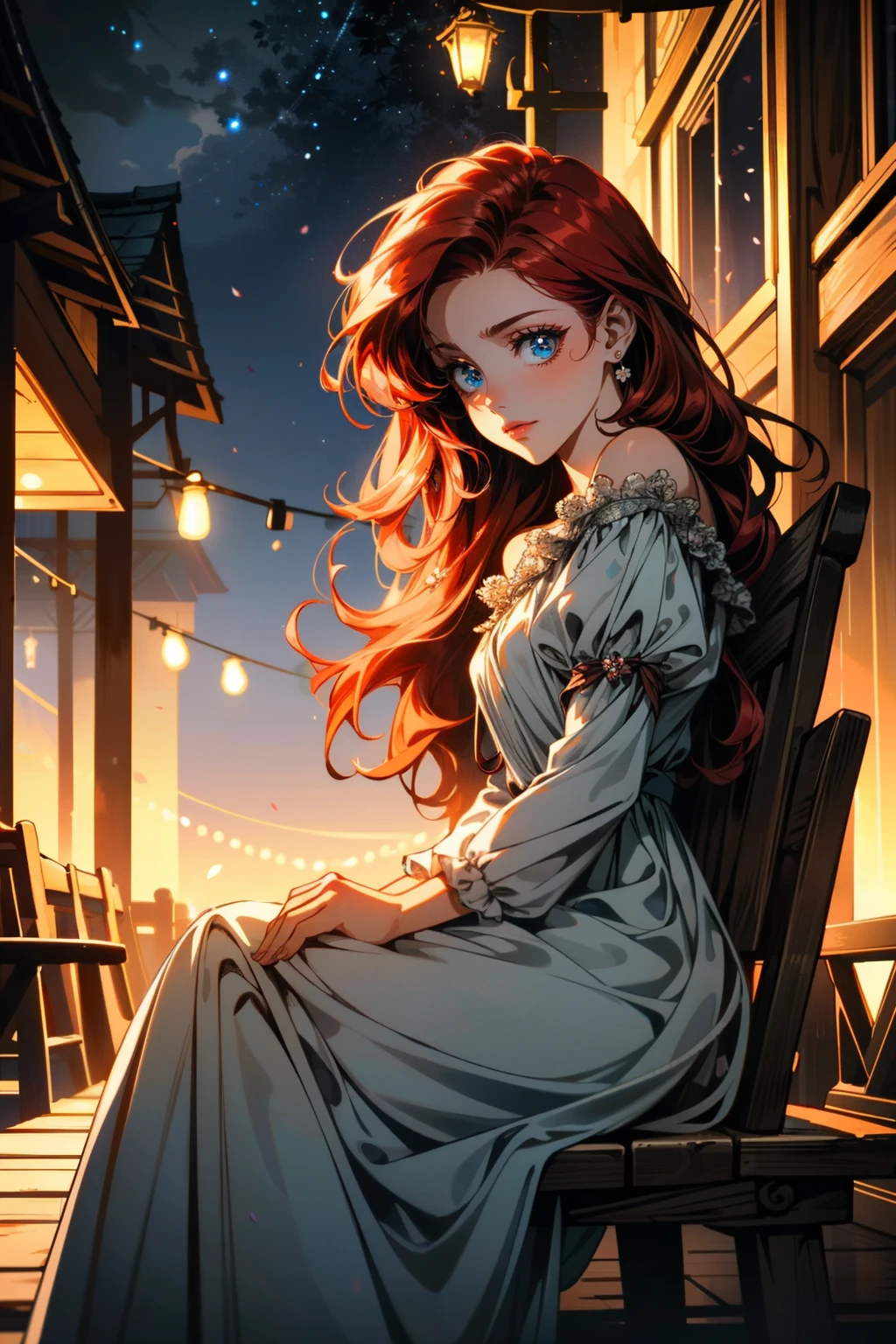 ((ultra detailed, masterpiece, best quality))
<lora:DisneyAriel:0.9>
DisneyAriel, 1girl, solo, red hair, long hair, blue eyes, Beneath a cherry blossom tree with glowing petals, kawaii-inspired outfit, cinematic soft pastel hues, holding a giant cotton candy
