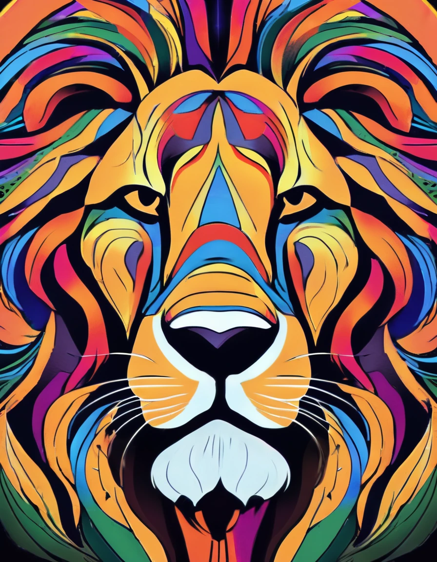 lion, abstract, looking at viewer, LineWork, sacred, vibrant colors, light, detailed, sharp focus, intricate, innocent, depicted, elegant, professional, highly saturated, dramatic background, rich deep vivid color, excellent composition, dynamic, cinematic, full detail, beautiful, stunning, symmetry, perfect,, ambient, epic, best, real
 <lora:LineWork-000005:1>