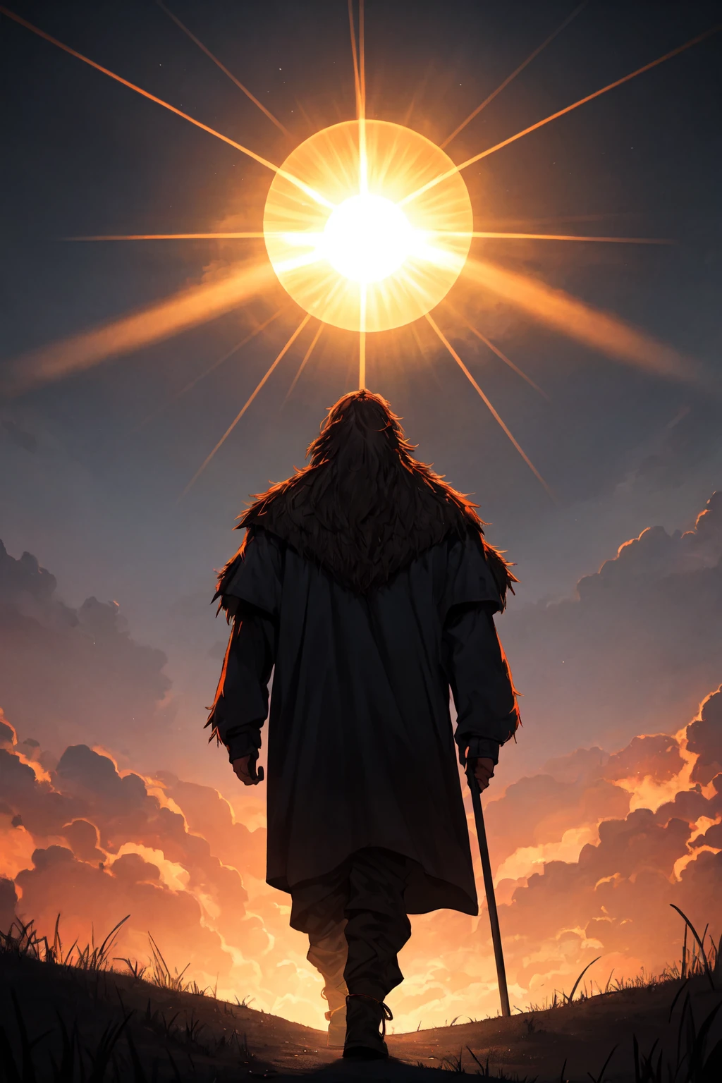 It is death, it is death, it is life, it is life
It is death, it is death, it is life, it is life
Or do I see a hairy man
who brought back the Sun so it can shine on me once more?
Then I will put one foot in front of the otherâ
One foot, then the otherâuntil the Sun shines on me!
