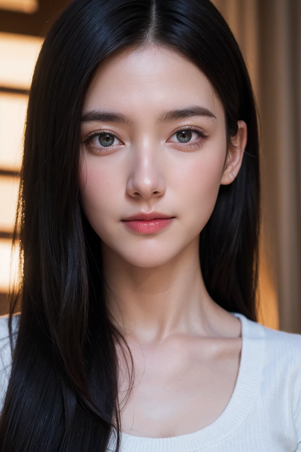 (best quality:1.4),(masterpiece:1.4),(photorealistic:1.4),(Realistic:1.2),(ultra high res, raw photo:1.4),(hdr, hyperdetailed:1.2),(8K:1.2),cinematic photo 1girl,full body,(black long straight hair:1.2),<lora:Again_Girl_A12:0.8>,