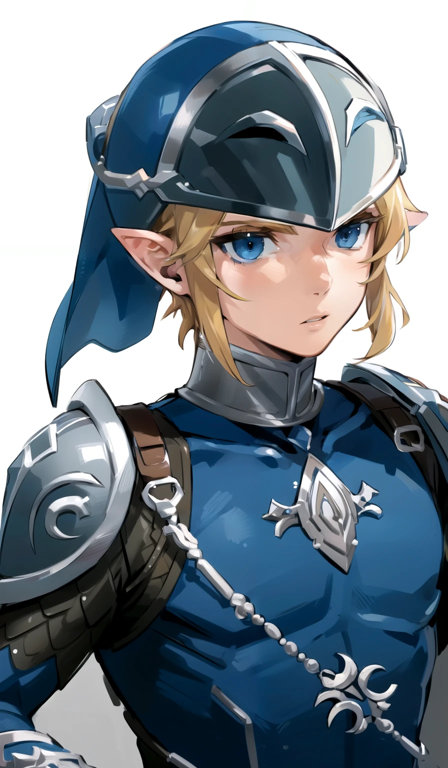 (masterpiece), (best quality),
detailed face, 1boy, solo,
zoralink, blue eyes, male focus, blonde hair ,helmet,upper body, <lora:LinkZora-16:0.6>
