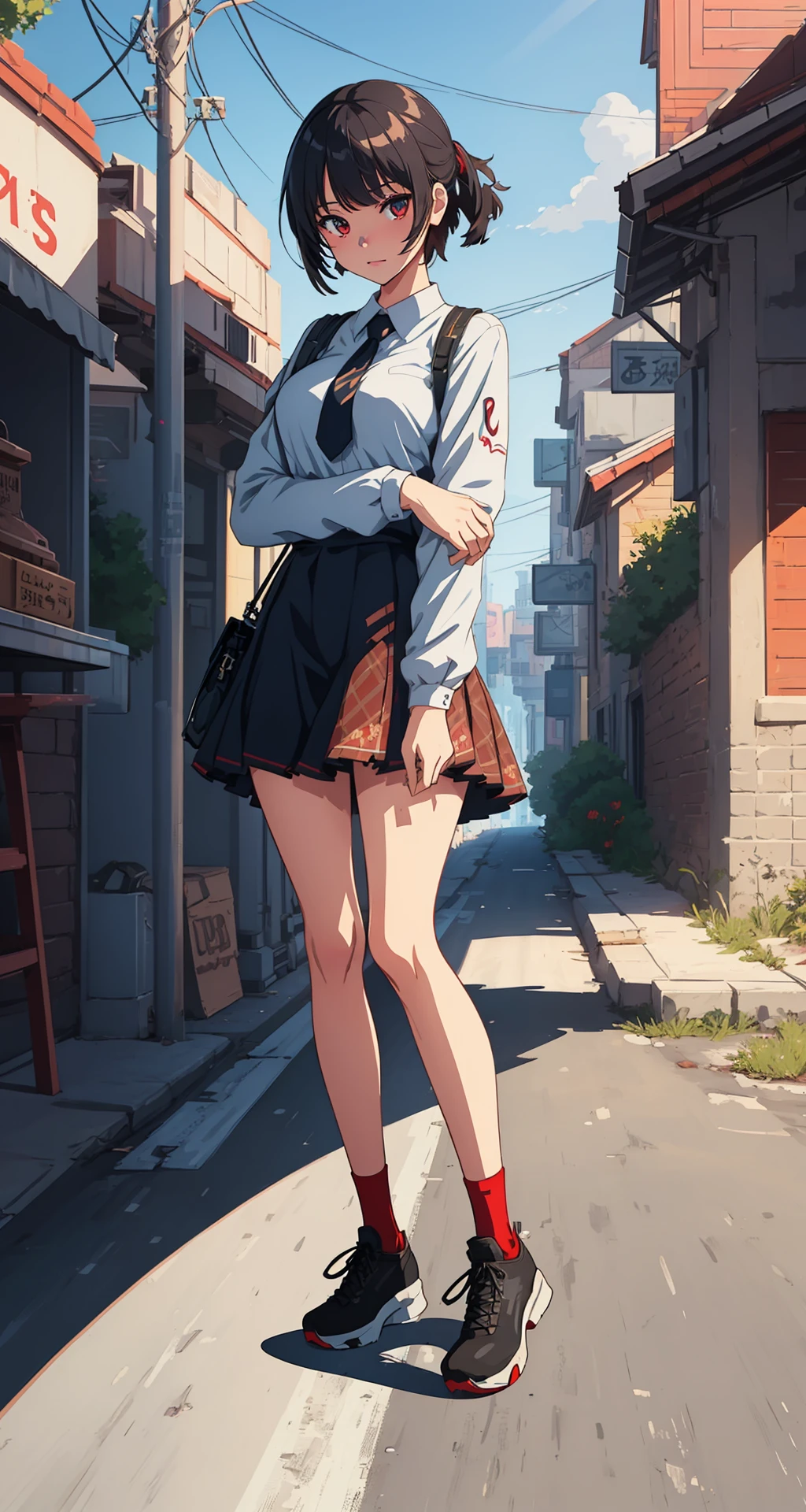 ((((ultra illustrated style:1.0)))),best quality,best animated,masterpiece,ray tracing, global illumination,1girl, solo, full body, looking at viewer, outdoors,
<lora:right arm grab-000007:0.8>