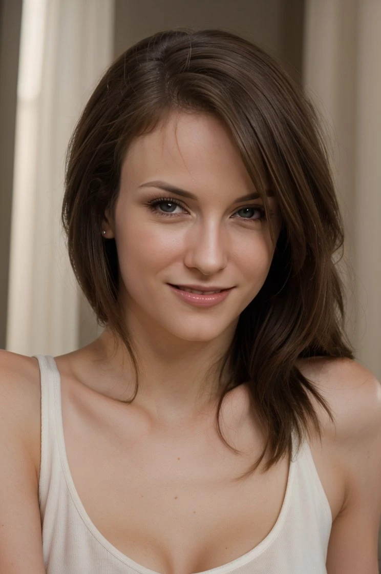 cinematic film still ((portrait)) photo of Malena_Morgan, sensual smile, casual clothes, (looking at viewer:1.1), <lora:backlight_slider_v10:1.2>, <lora:epiCRealismHelper:1> <lora:skin_tone_slider_v1:-1>, 8K, 16k, uhd, dslr, best quality, high quality, realistic, photo-realistic, ultra-detailed. <lora:weight_slider_v2:-0.3> <lora:Malena_Morgan:0.9> . shallow depth of field, vignette, highly detailed, high budget, bokeh, cinemascope, moody, epic, gorgeous, film grain, grainy