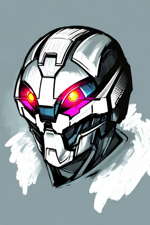 <lora:DestinyExo:0.85> dexo, glowing eyes, male focus, helmet, 1boy