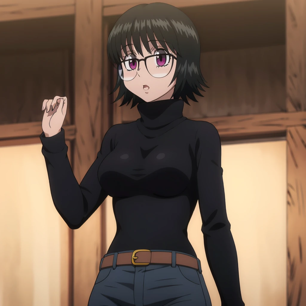 <lora:ShizukuMurasaki002:0.7>,
ShizukuMurasaki,1girl,
turtleneck sweater,