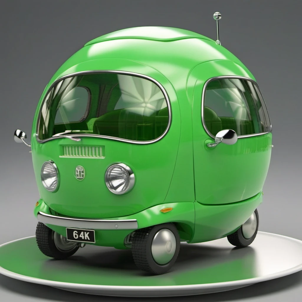 a green bubble car, peas, in a plate, highly detailed, attack on titan, photography, ultra sharp, film, professional, 64k <lora:PeaCar1024:0.8> <lora:add-detail-xl:1.5>