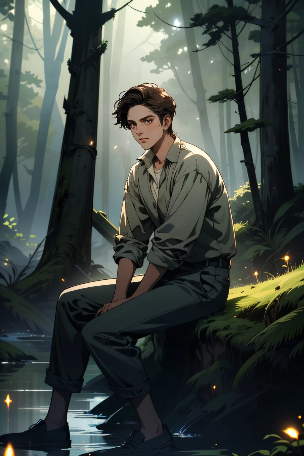 ((ultra detailed, masterpiece, absurdres))
 <lora:QuarryDylan:0.9>
QuarryDylan, 1boy, solo, brown hair, brown eyes, Fade realm with floating islands, ethereal flora, and magical wisps, dynamic lighting creating a dreamlike atmosphere