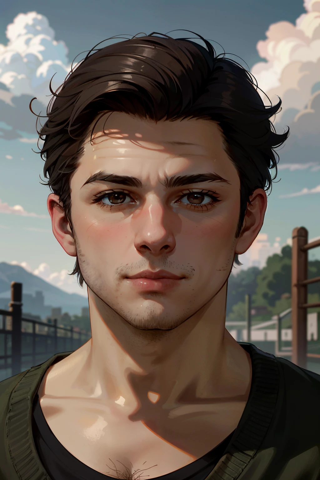 ((ultra detailed, masterpiece, absurdres))
<lora:QuarryJacob:0.9>
QuarryJacob, 1boy, solo, short hair, brown hair, brown eyes, A vibrant, neon-lit Times Square at night