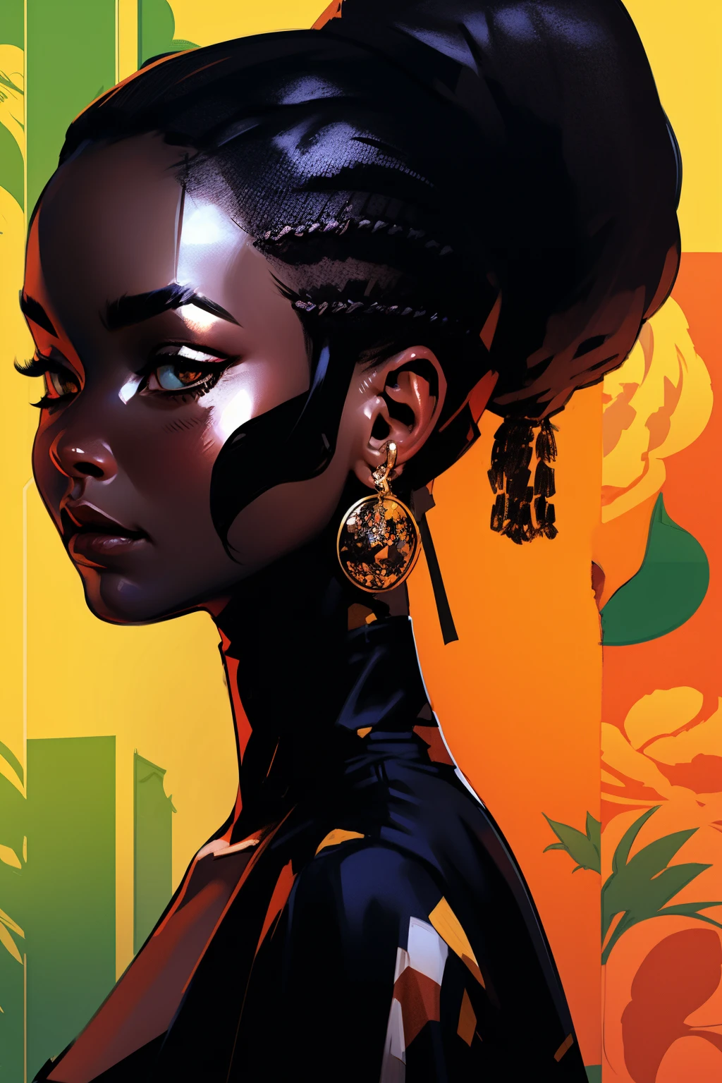 <lora:0ill1k3:1> 0ill1k3 masterpiece, best quality, <lora:age_slider_v20:1> <lora:detail_slider_v4:1> sud4nd0ll, 1girl, long hair, black hair, dark-skinned female, very dark skin, upper body, ponytail, dreadlocks, side view, from side, <lora:sud4nd0ll:0.65>
