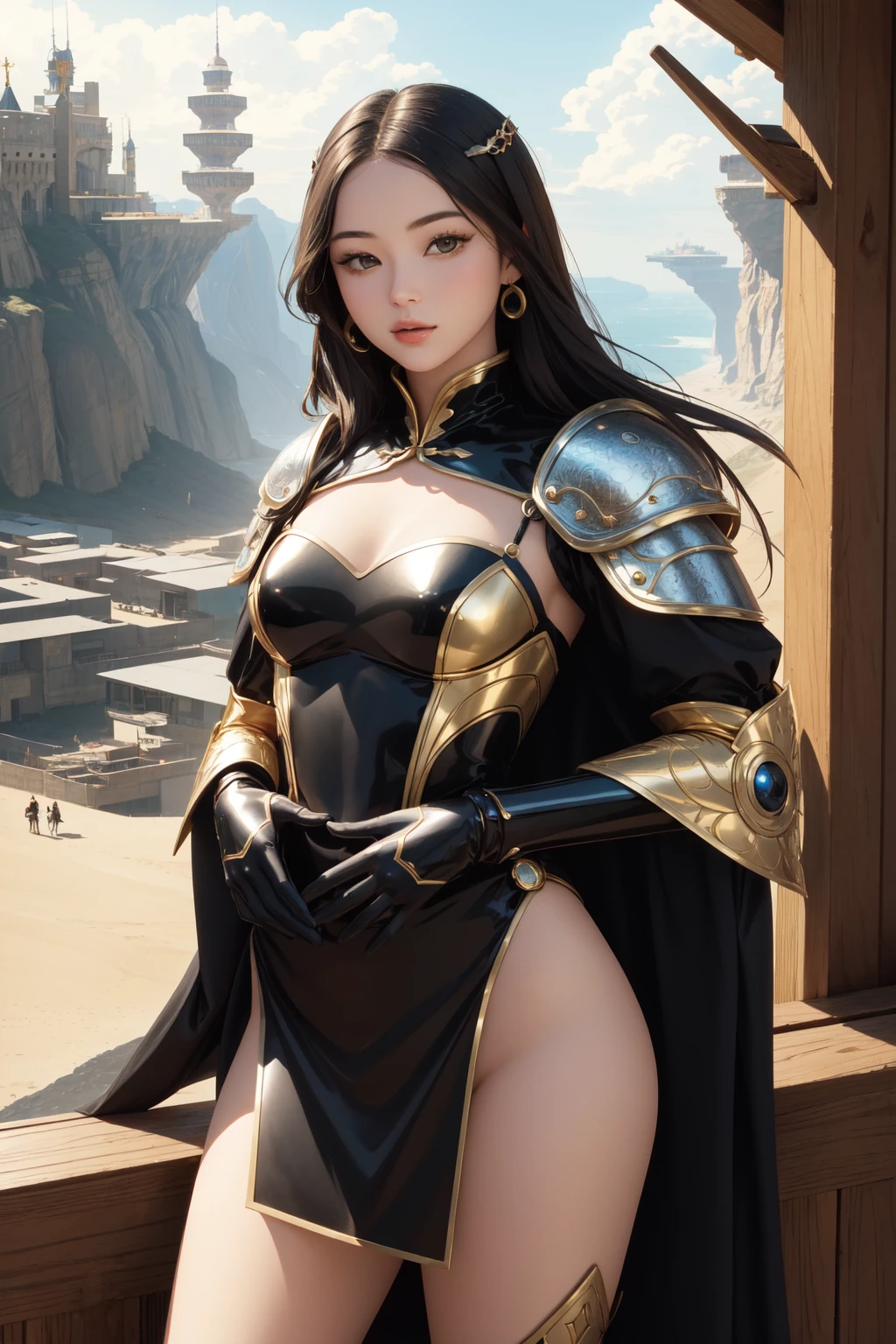 1girl, (dark art by Don Northup:1.1) and (Li Chevalier:1.2) and (Hendrik Hondius:0.9) and (Ambrosius Bosschaert:0.9) , 8k, Atompunk, majestic, geometric patterns, landscape of a Nervous Insensitive ([Westeros|Kuromon Ichiba Market]:1.3) from inside of a Kenya, lush cityscape and beach, Sun in the sky, Dynamic, Amusing, elegant, Beautifully Lit, Zoom lens, Fujifilm Superia, sunbeam, Golden ratio, extremely hyper aesthetic, hyperdetailed