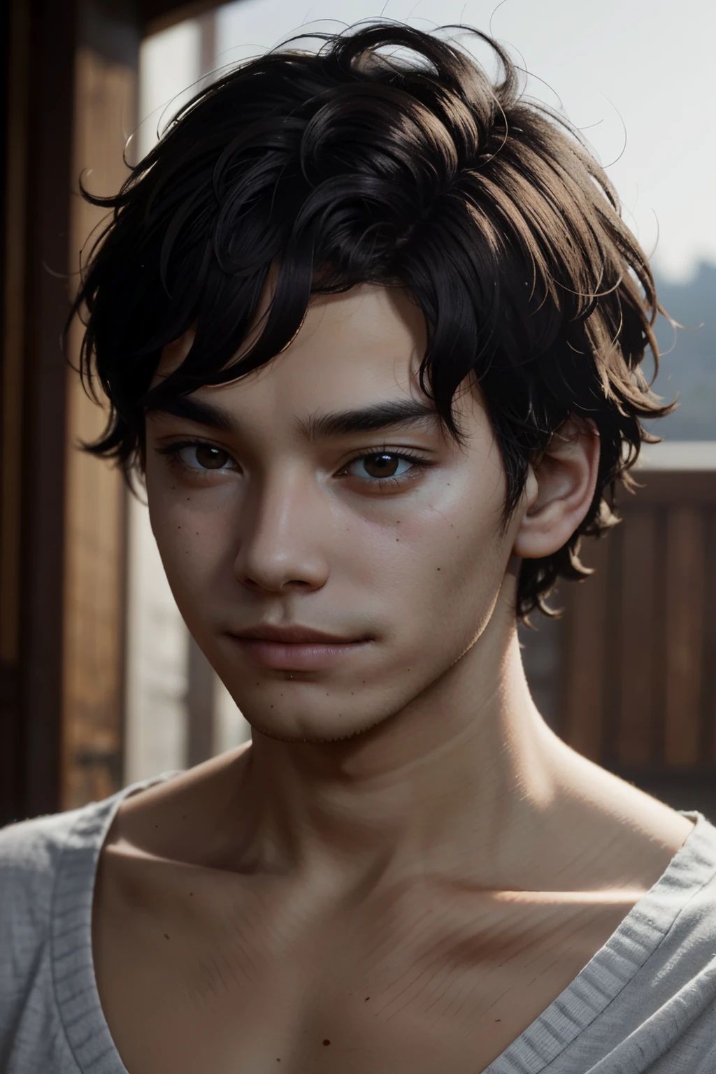 ((ultra detailed, masterpiece, absurdres))
<lora:QuarryNick:0.9>
QuarryNick, 1boy, solo, black hair, brown eyes, portrait