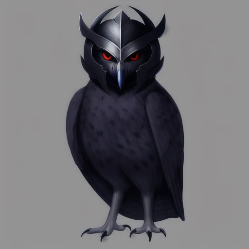 <lora:gahoole:0.5> owl, male, best quality, masterpiece, evil, dark helmet, pure one:1