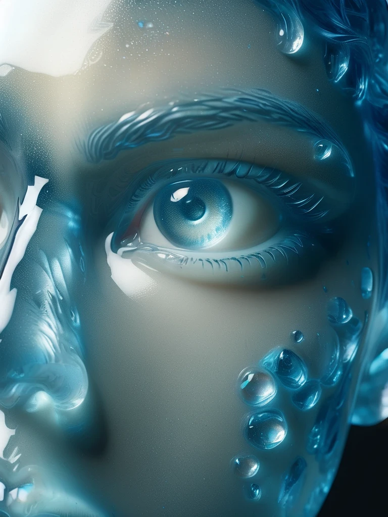 intricate details, ultra-realistic, high saturation, cinematic light, 35mm raw photo <lora:ral-blueresin-sdxl:1> made of ral-blueresin