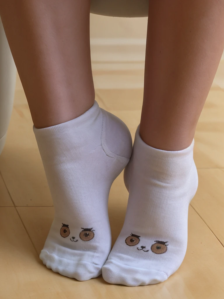 closeup photo of legs wearing cute ankle_socks, <lora:ankleSocks02:1.0>