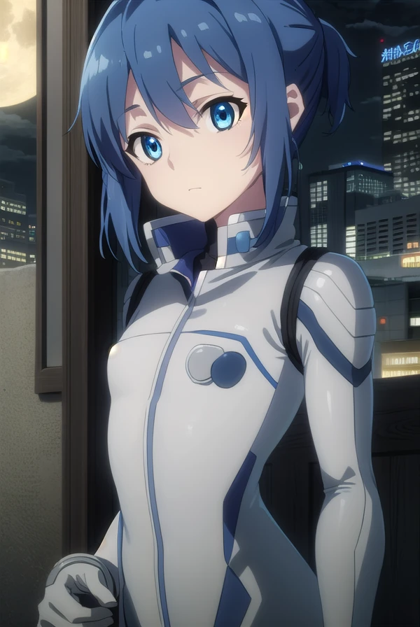 ruikanoya, <lora:rui kanoya s1-lora-nochekaiser:1>,
rui kanoya, blue eyes, blue hair, male focus,
BREAK pilot suit
BREAK outdoor, city, night, sky, buildings, moon, clouds,
BREAK looking at viewer, (cowboy shot:1.5),
BREAK <lyco:GoodHands-beta2:1>, (masterpiece:1.2), best quality, high resolution, unity 8k wallpaper, (illustration:0.8), (beautiful detailed eyes:1.6), extremely detailed face, perfect lighting, extremely detailed CG, (perfect hands, perfect anatomy),