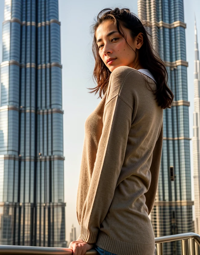 portrait of sks woman <lora:lora-small-bai-ling-v1:1.0>, wearing a cousy sweater, (fully covered)
in Dubai, at the Burj Khalifa, by Gregory Crewdson,
<lora:add_detail:0.6> <lora:skin_slider_v2_1_FACE:0.25> epiCPhoto, ((metart))