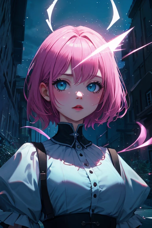 cinematic, cinematography, available outdoor light, sharp absurdres aesthetic, waist up half portrait, phantasmagoria, 1girl