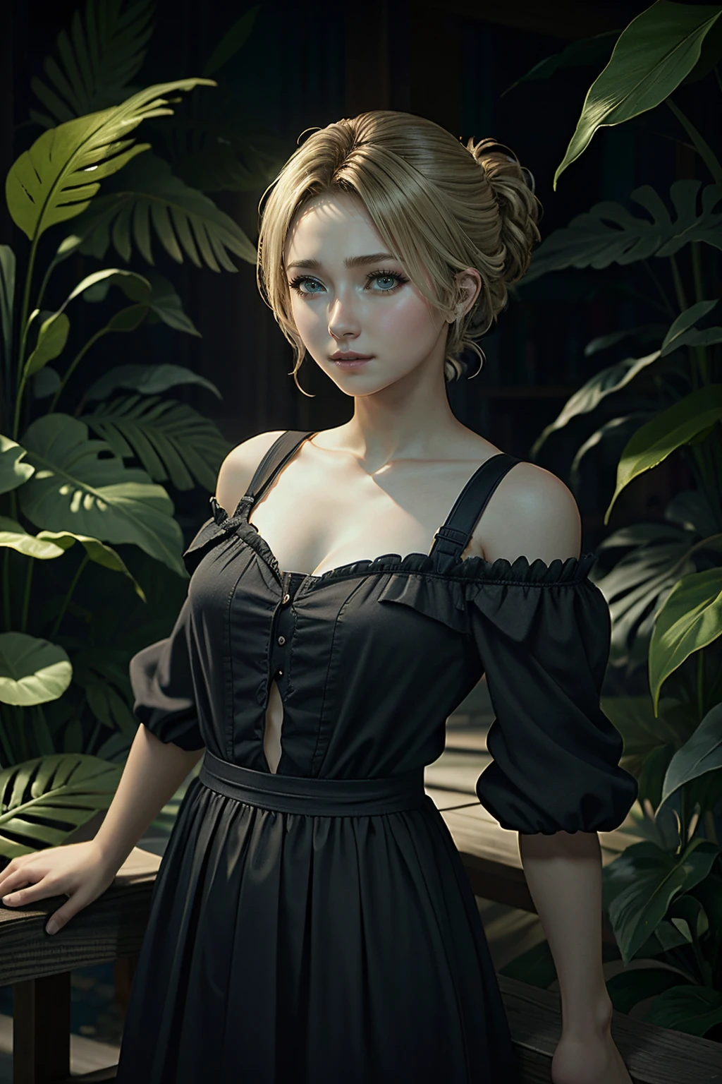 ((ultra detailed, masterpiece, absurdres))
<lora:UDSam:0.9>
UDSam, 1girl, solo, blonde hair, hair updo, cowboy shot