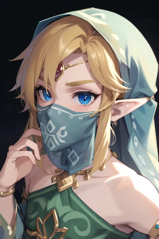 (masterpiece), (best quality),
detailed face, 1boy, solo,
gerudolink, blonde hair, otoko no ko, male focus, blue eyes, veil, pointy ears <lora:LinkGerudo:0.7>