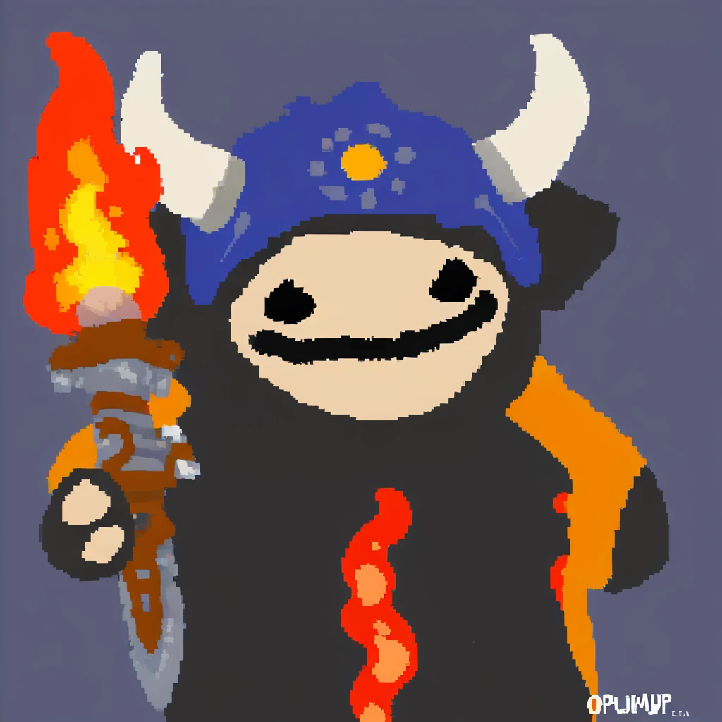 (opiumpup:1.7) wearing sulfuras hand of ragnaros, shadowmourne, warglave of azzinoth, corrupted ashbringer
, ms paint style <lora:OPIUMPUP:1>