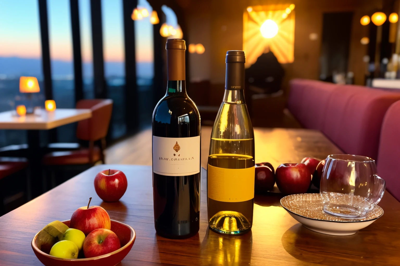 <lora:JJsClub_V2:.7>, ((club)) ,realistic, indoor, best quality, masterpiece , ((soft lighting)), indoors, no humans, scenery, still life,
RAW photo, (high detailed :1.2), dslr, high quality, (ultra realistic:1.2), Fujifilm XT3,
food, cup, no humans, fruit, table, bottle, scenery, couch, alcohol, drinking glass, bowl, apple, wine glass, wine, wine bottle