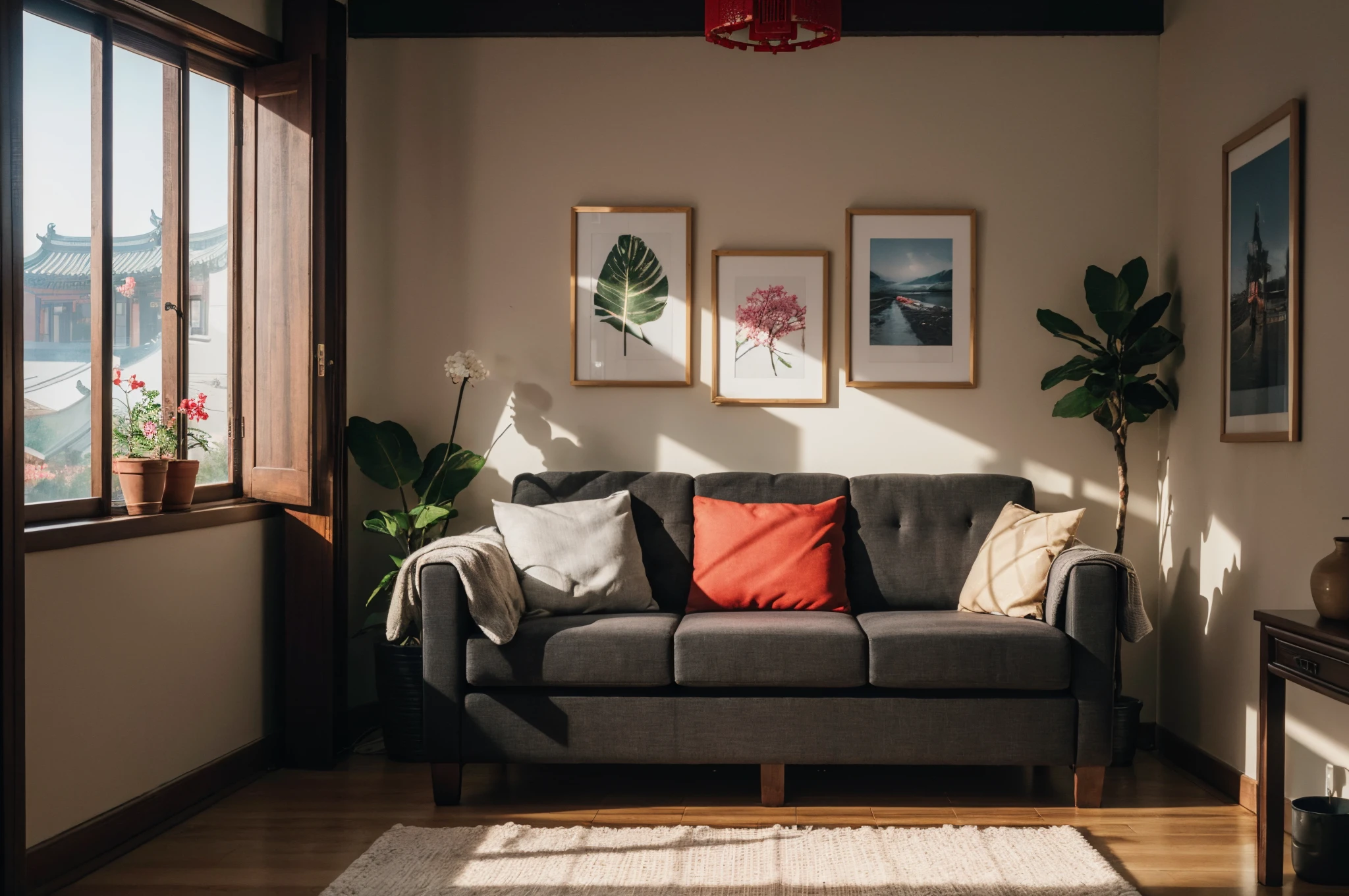 bck,simple backgroud,background image,indoors,sofa,a table,window,sunlight,flash,(Chinese style),plum blossom potted plant,photorealistic,8k,masterpiece,incredibly_absurdres,ultra highres,realistic:1.2,skin texture,realistic texture skin,perfact light,(EOS R8,50mm,F1.2,8K,RAW photo:1.2)bck,