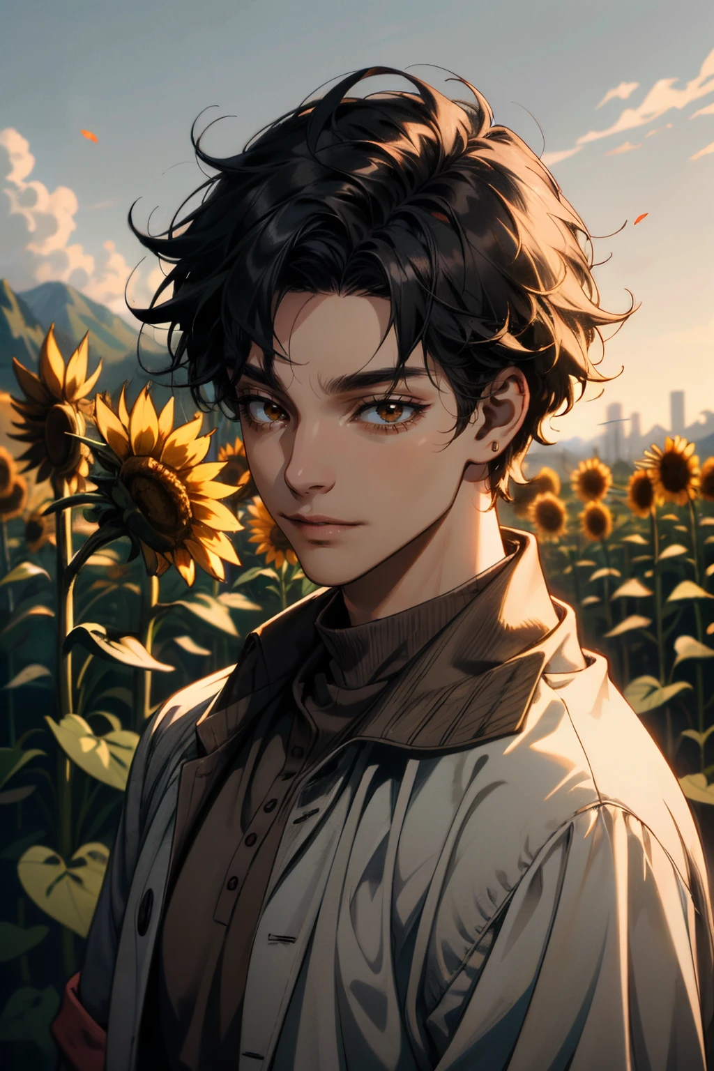 ((ultra detailed, masterpiece, absurdres))
<lora:QuarryNick:0.9>
QuarryNick, 1boy, solo, black hair, brown eyes, A cozy, rustic mountain retreat with a view of a cascading waterfall