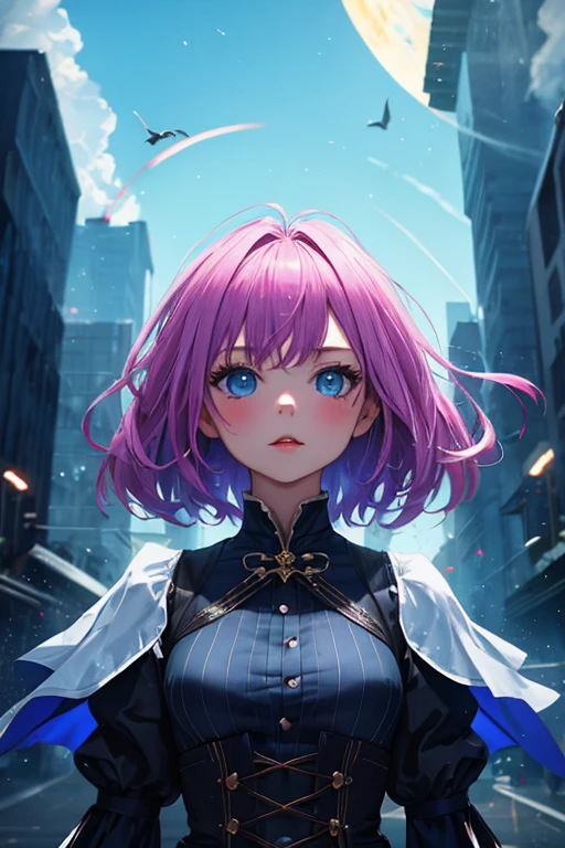 cinematic, cinematography, available outdoor light, sharp absurdres aesthetic, waist up half portrait, phantasmagoria, 1girl