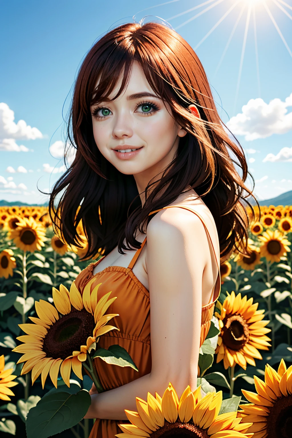 ((ultra detailed, masterpiece, absurdres))
<lora:UDAshley:0.9>
UDAshley, 1girl, solo, orange hair, green eyes, walking in a japanese park, cherry blossoms,
