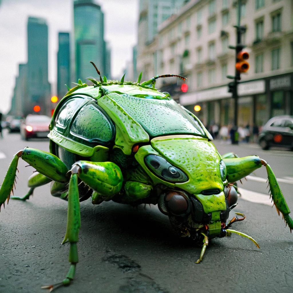 hybridexa  insects car in city  <lora:hybridexa:0.9>