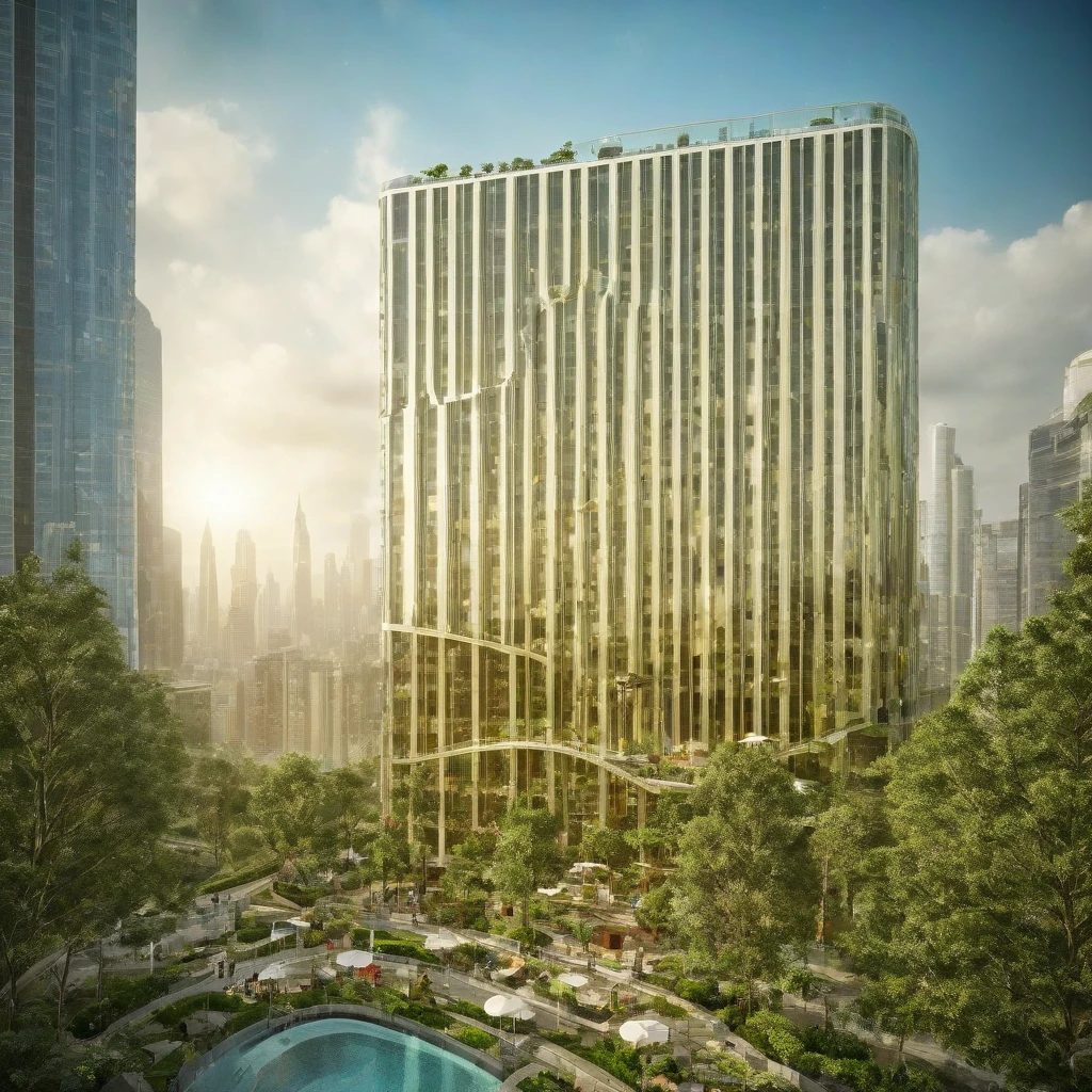 (a modern design skyscraper,  with a large tower and a pool in the middle of it,  surrounded by tall buildings,  futuristic:1.4), 
(Curved highways and viaducts,  streamlined building shapes,  glass curtains,  vertical elevators:1.3),  (building greening:0.8), 
(large file,  super realistic,  perfect,  photograpy,  construction sales photograpy,  Interior design,  super high resolution,  cinematic photography:1.2),  (amazing,  mystery,  Spectacular,  Luxurious,  elegance,  perfect design,  harmonious color:1.1), 
[:(Door details,  Window details,  Railing details,  Staircase details,  Furniture details,  Appliance details,  Vehicle details,  Leaf details,  Stone texture,  Wood texture,  Marble texture,  Cement texture,  metal texture,  glass texture:0.4):0.85], 
(blurred background:1.4), 
[(background,  more_details:0.3),  (more_details:0.6),  (more_details:0.8), 
(more_details:1.2):0.65], aw0k illuminate, vertical,<lora:EMS-59651-EMS:0.800000>,<lora:EMS-259973-EMS:1.200000>