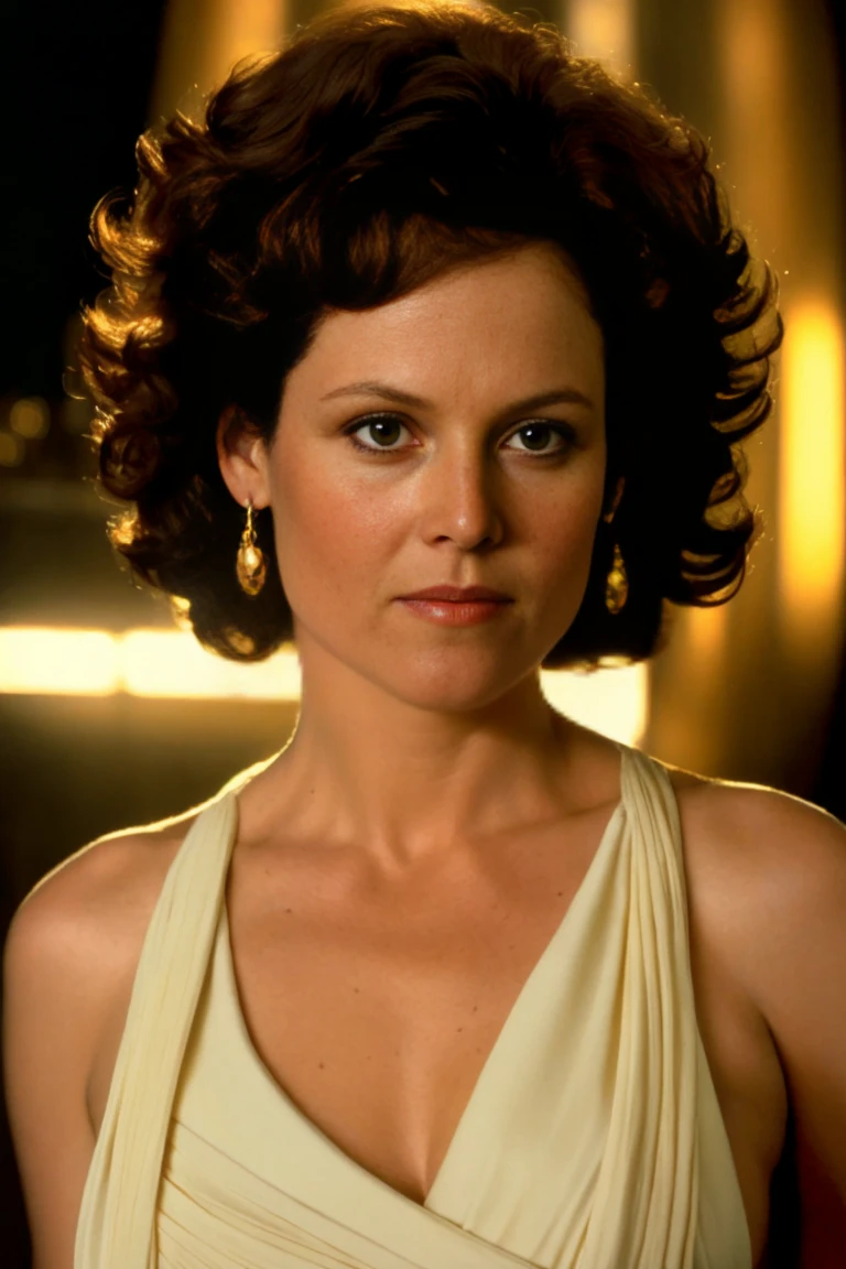 Ellen_Ripley portrait, face portrait, (close-up), played by sigourney weaver, woman, formal, attire , supermodel, headshot  , sexy, pretty, Alien, Aliens, Alien 3, Alien: Resurrection,  <lora:Ellen_Ripley-000007:0.7> alluring lighting,