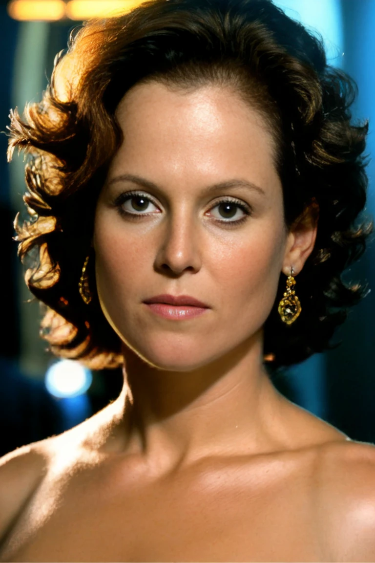 Ellen_Ripley portrait, face portrait, (close-up), played by sigourney weaver, woman, formal, attire , supermodel, headshot , sexy, pretty, Alien, Aliens, Alien 3, Alien: Resurrection, <lora:Ellen_Ripley-000007:0.7> alluring lighting,