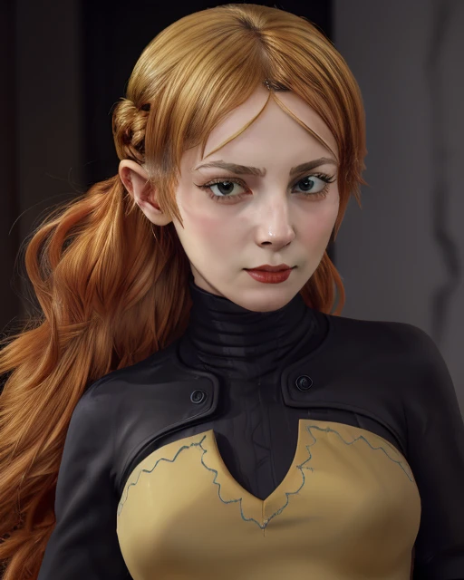 ufawelga, 1girl, small breasts,<lora:elga-000018:0.9>, color