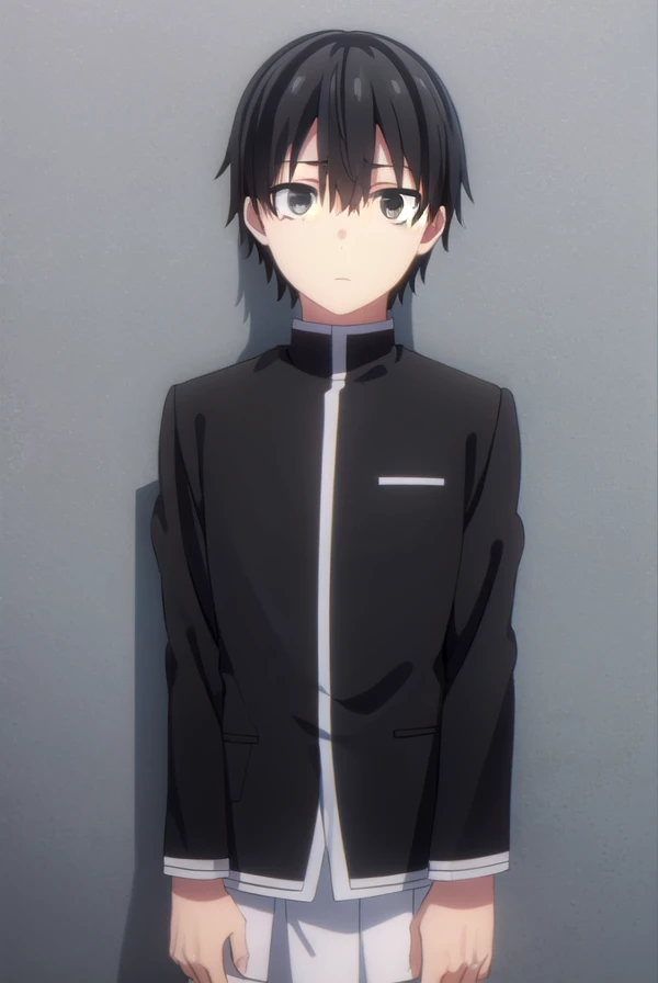 amatsuyukisaragi, <lora:amatsuyu kisaragi s1-lora-nochekaiser:1>,
amatsuyu kisaragi, black hair, hair between eyes, male focus, (black eyes:1.5),
BREAK school uniform, gakuran,
BREAK indoors, classroom,
BREAK looking at viewer, (cowboy shot:1.5),
BREAK <lyco:GoodHands-beta2:1>, (masterpiece:1.2), best quality, high resolution, unity 8k wallpaper, (illustration:0.8), (beautiful detailed eyes:1.6), extremely detailed face, perfect lighting, extremely detailed CG, (perfect hands, perfect anatomy),