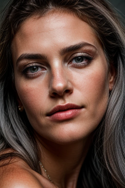 PA7_Photo_v3, PA7_Human-Likeness, (a middle aged woman:1.3),( grey hair:1.4), brown eyes, collared shirt, gradient background,
PA7_Portrait-CU