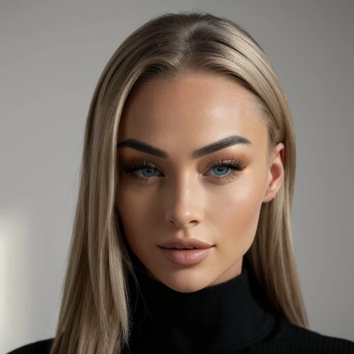 <lora:alishalehmann7_sd15_512_128_64_v1:1>alishalehmann7 1girl solo looking at viewer wearing a turtleneck sweater epiCRealism