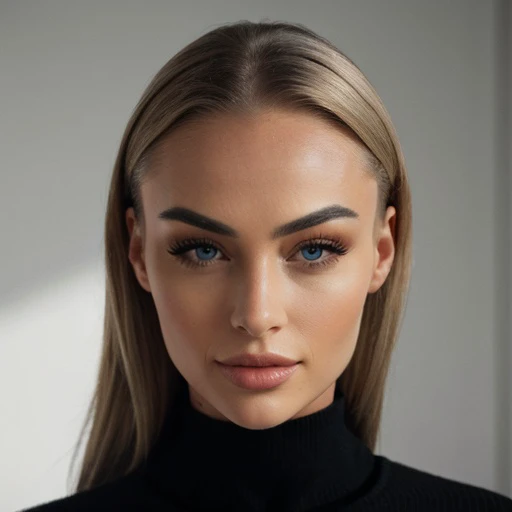 <lora:alishalehmann7_sd15_512_128_64_v1:1>alishalehmann7 1girl solo looking at viewer wearing a turtleneck sweater epiCRealism