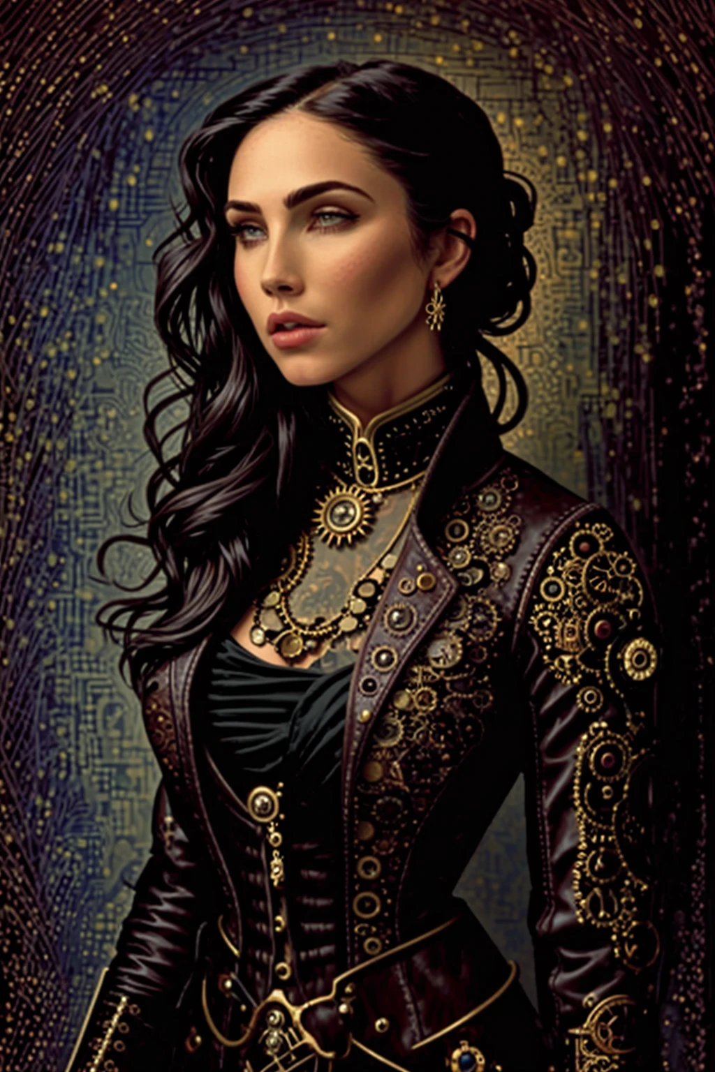 <lora:LCM_LoRA_Weights_SD15:1>,masterpiece,best quality,j3ss1ka,woman,solo focus,OverallDetail,<lora:00_Jessika_Green_v2:0.8>,steampunk,