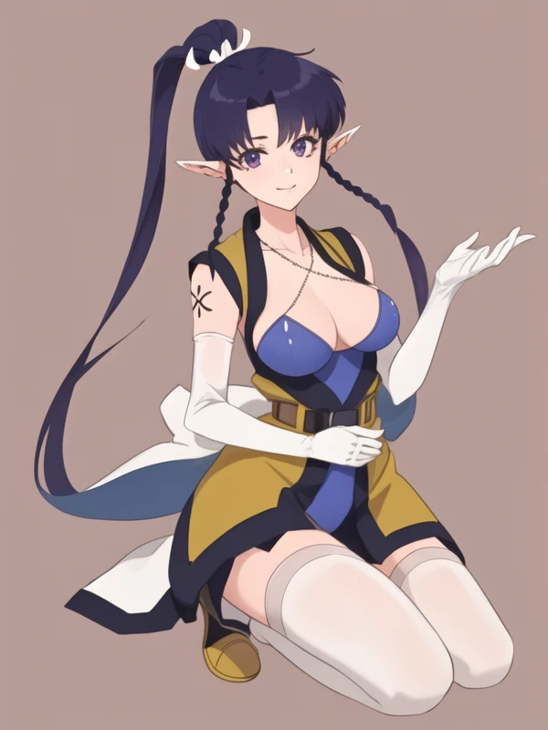 <lora:Yaone_v1:1>def2, yaone, 1girl,open kimono, yellow kimono, leotard, white legwear, yellow footwear, fingerless gloves, belt,pantyhose, waste ribbon, (hyper extreme detailed),(masterpeace),(hyper extreme),(photorealistic),CG,(colour:1.2), beautiful lighting,light from the front,official art,beautiful art ,beautiful eyes,flat lines,dark light,Clear screen