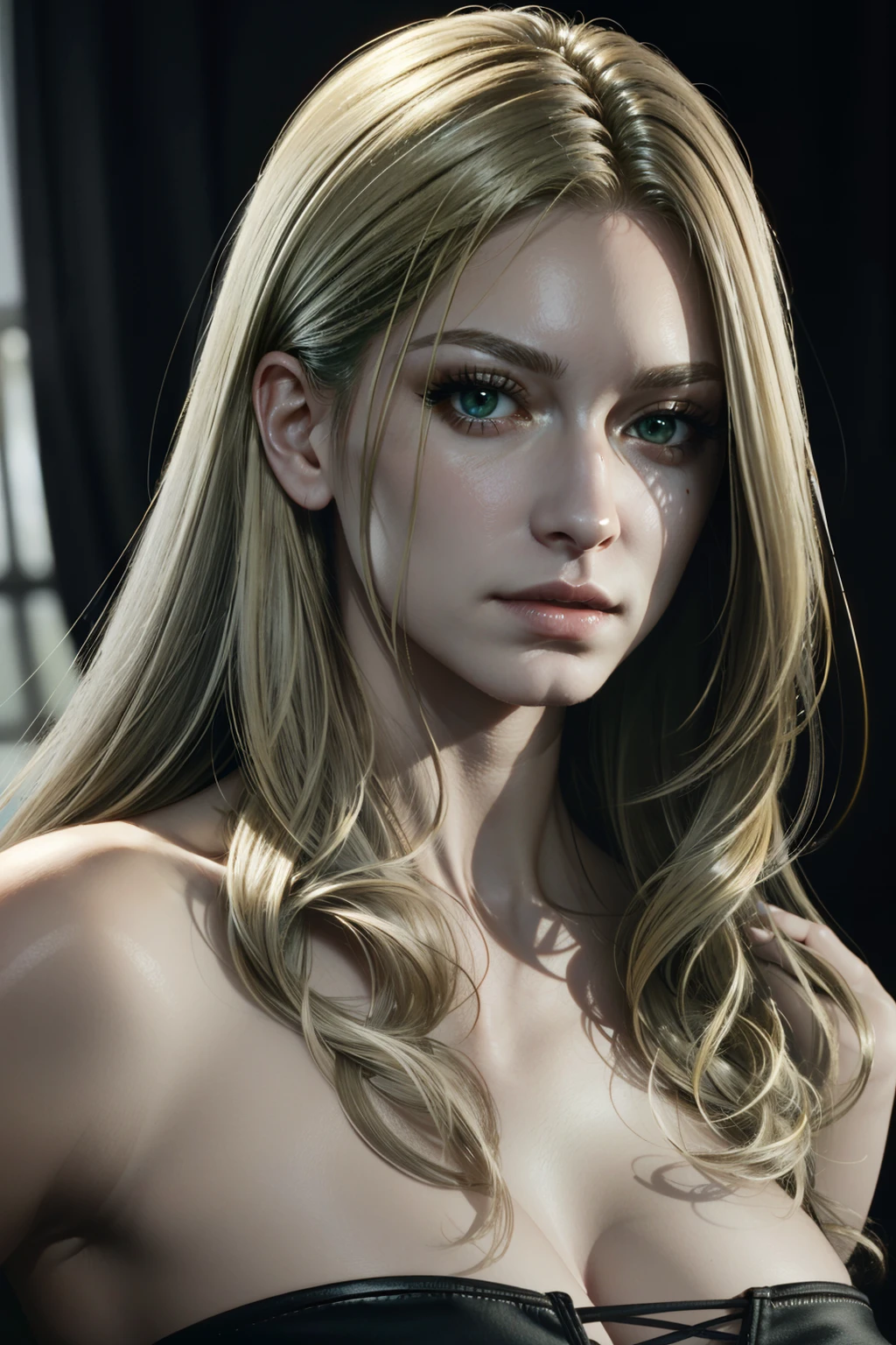 ((ultra detailed, masterpiece, absurdres))
<lora:DMC5Trish:0.9>
DMC5Trish, 1girl, solo, blonde hair, green eyes, long hair, portrait
