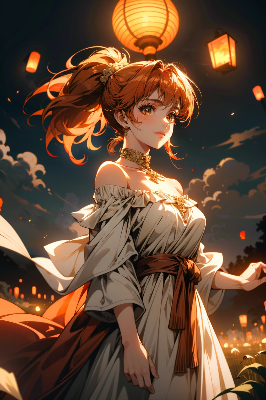 ((ultra detailed, masterpiece, absurdres))
<lora:DOAKasumi:0.9>
DOAKasumi, 1girl, solo, ponytail, long hair, orange hair, brown eyes, On a beach during sunset, warm tones and dramatic shadows, boho-chic outfit, a playful candid moment with waves crashing in the background