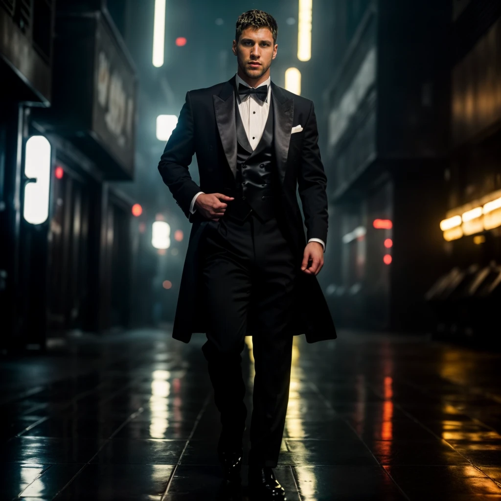 portrait of kylehynick person, in blade runner, professional photography, high resolution, 4k, detailed photo, <lora:kylehynick_82800:1>