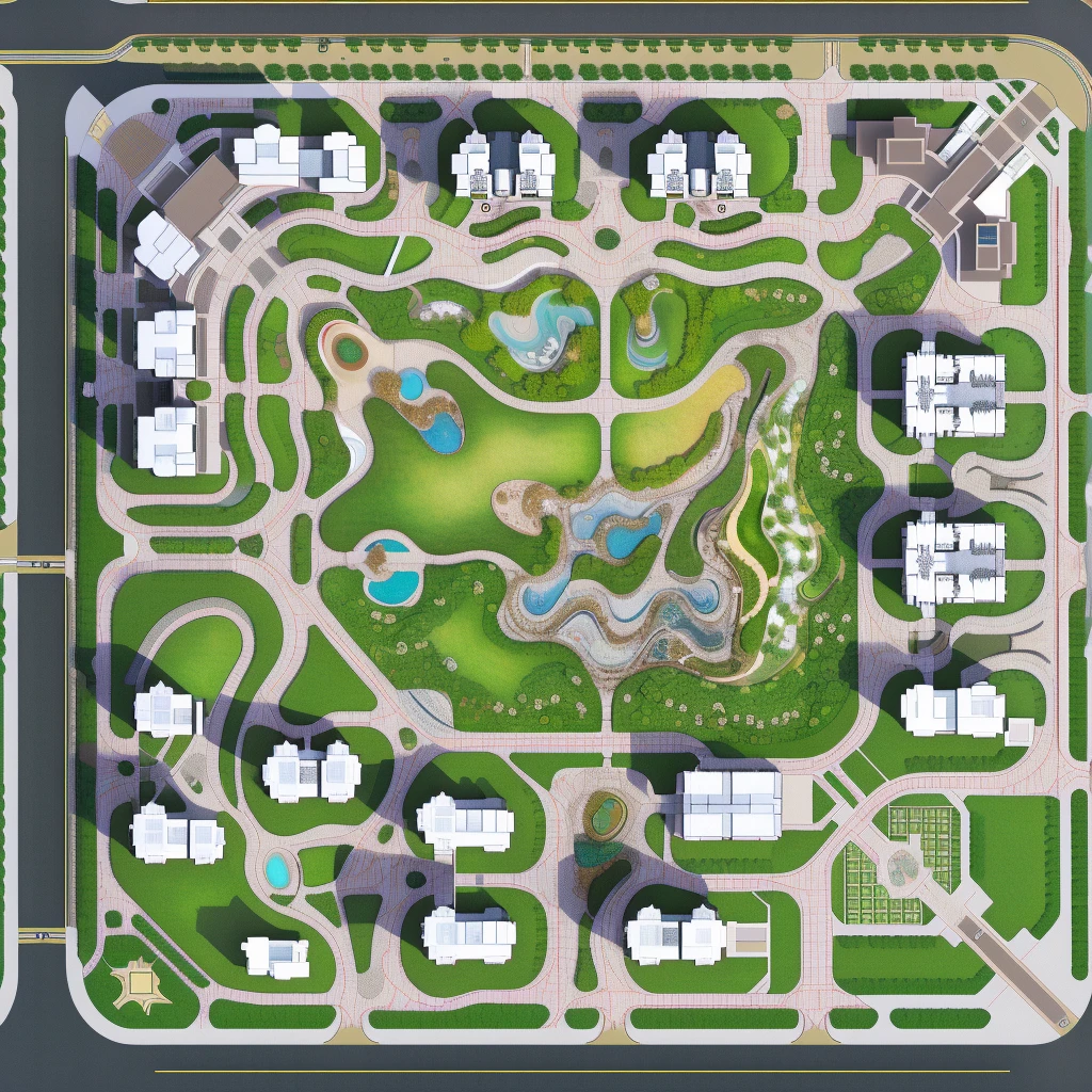 (masterpiece),(high quality), best quality, real,(realistic), super detailed, (full detail),(4k),8k,scenery, ,
((Site Plan)),
<lora:JJsLandscape_sitePlan_V2:1>