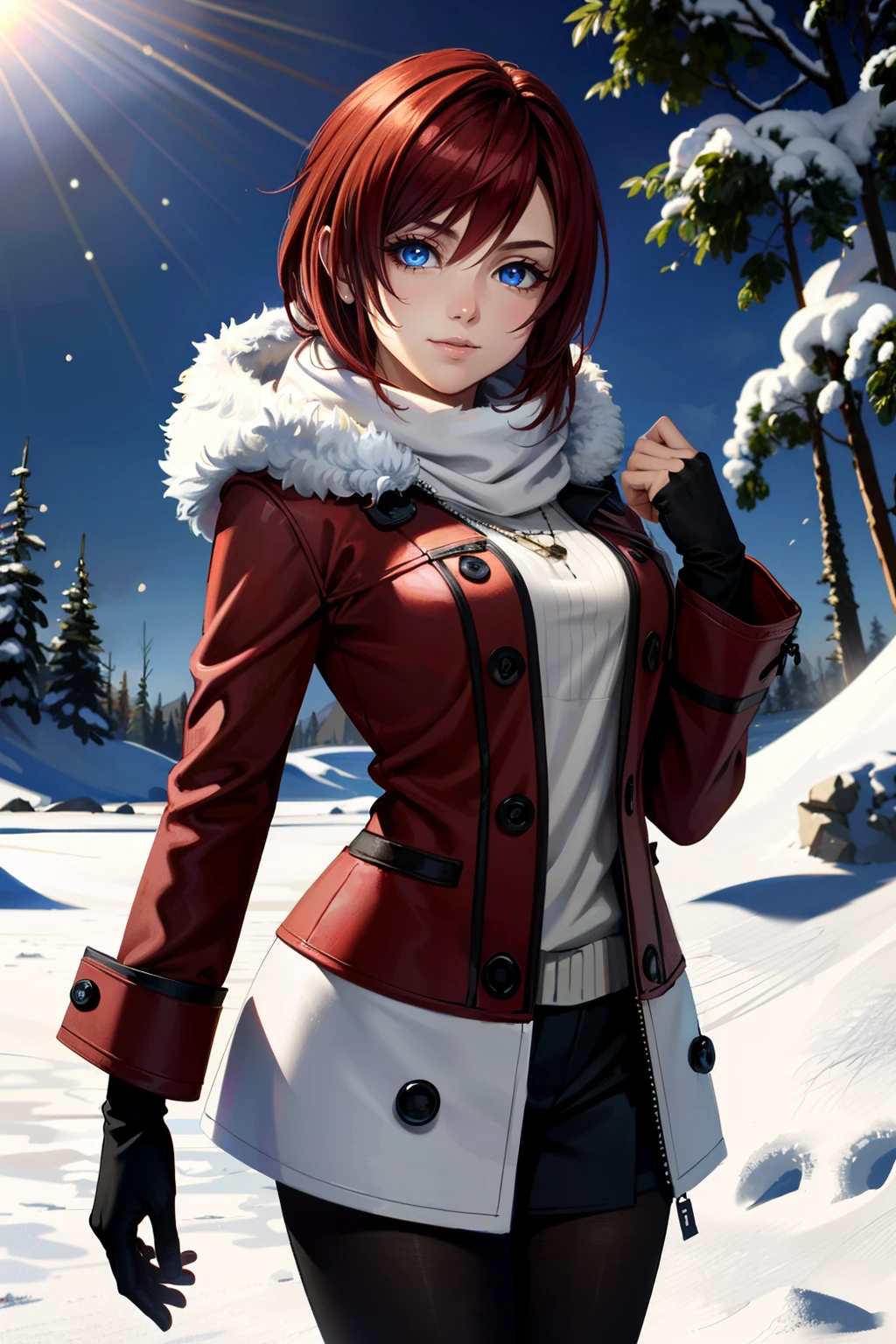 ((ultra detailed, masterpiece, absurdres))
<lora:KHKairi:0.9>
KHKairi, 1girl, solo, red hair, blue eyes, magazine cover, sexy pose