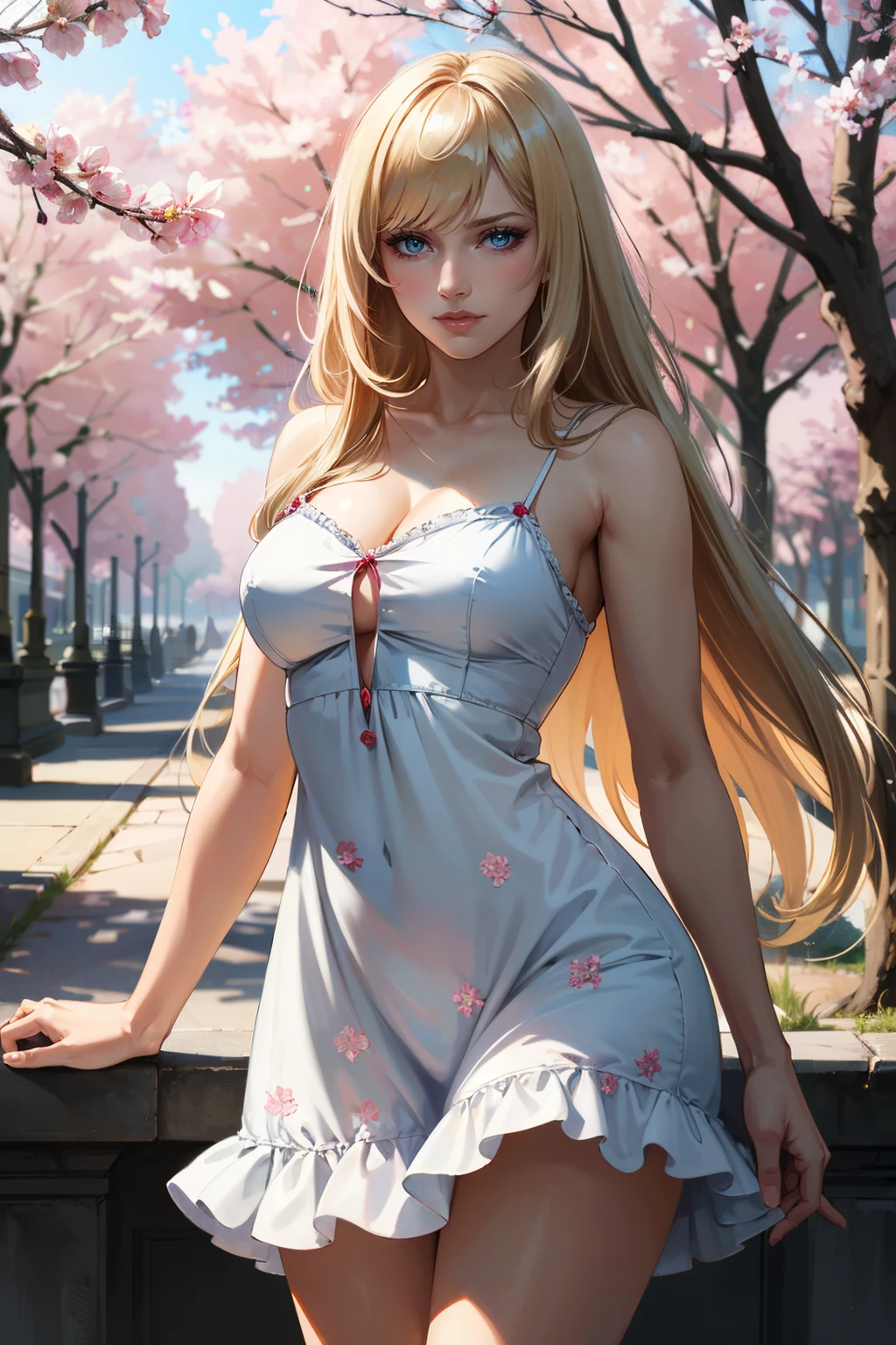 ((ultra detailed, masterpiece, absurdres))
<lora:TKNLili-000010:0.9>
TKNLili, 1girl, solo, long hair, bangs, blonde hair, blue eyes, Classic car garage, vintage automobiles, polished chrome, industrial spotlights