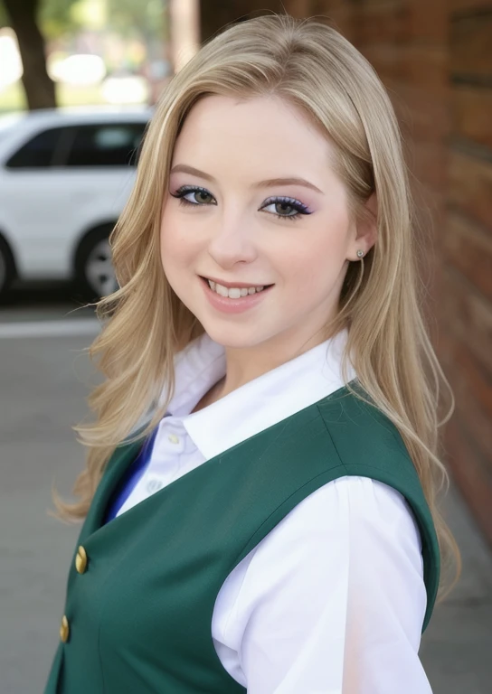 sunny_lane, a close-up portrait photo of a girl wearing a school uniform, 1girl,solo,looking at viewer,smile,blonde hair <lora:sunny_lanev1:1>, realistic, BREAK, [highly-detailed], [ultra-detailed], [hyperdetailed], BREAK, ultra-realistic, photorealistic BREAK