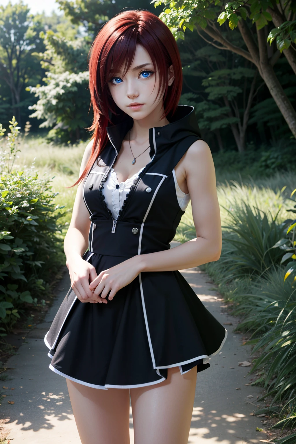 ((ultra detailed, masterpiece, absurdres))
 <lora:KHKairi:0.9>
KHKairi, 1girl, solo, red hair, blue eyes, cowboy shot