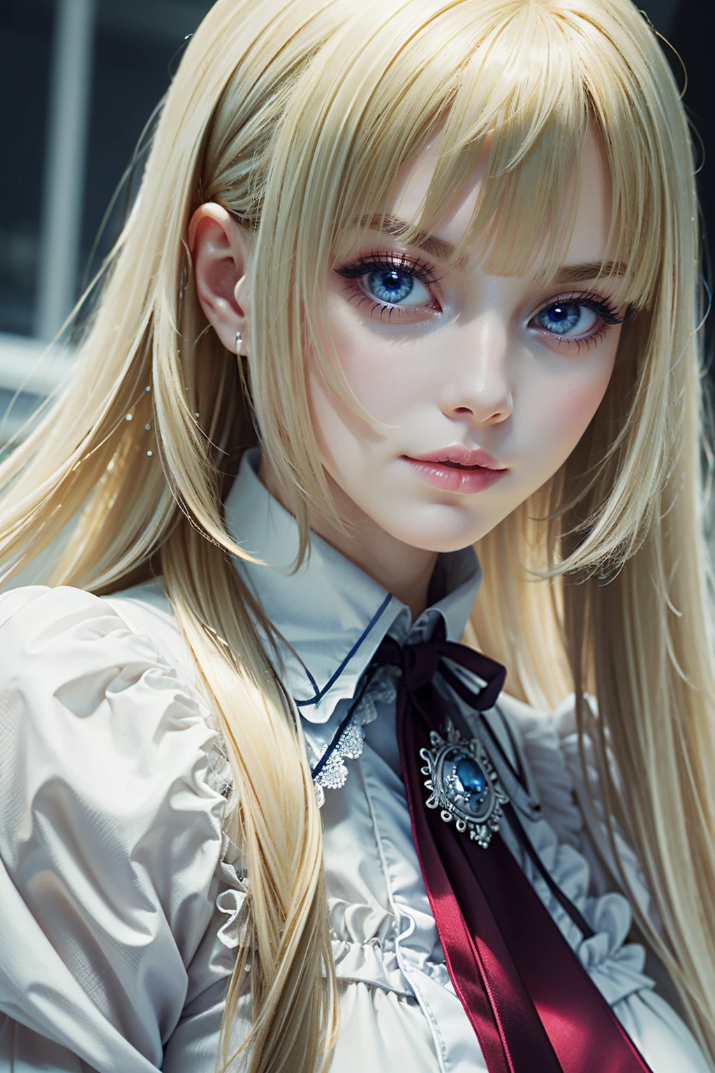 ((ultra detailed, masterpiece, absurdres))
<lora:TKNLili-000010:0.9>
TKNLili, 1girl, solo, long hair, bangs, blonde hair, blue eyes, portrait
