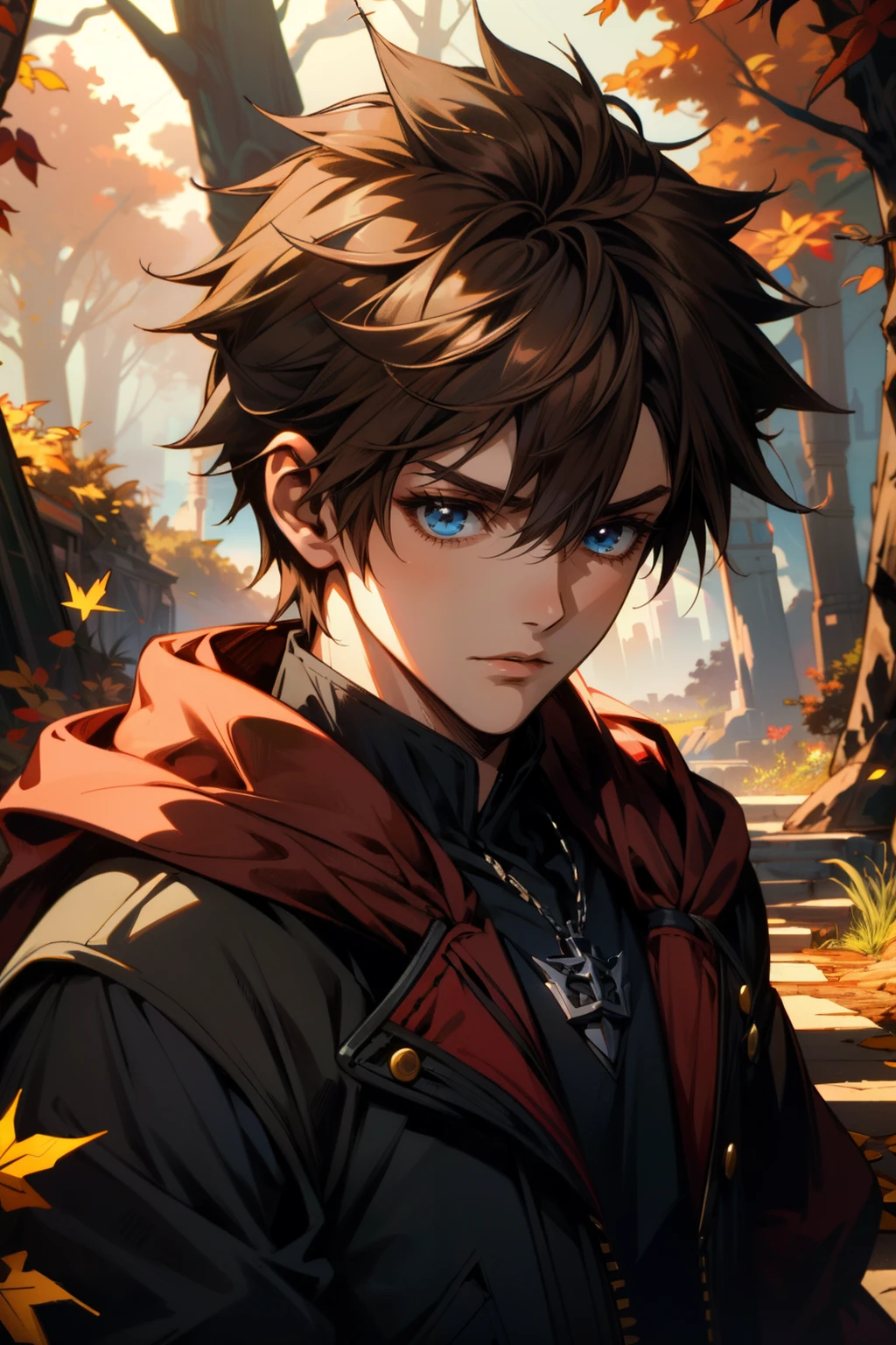 ((ultra detailed, masterpiece, absurdres))
<lora:KHSora:0.9>
KHSora, 1boy, solo, brown hair, blue eyes, spiked hair, Superhero costume, dynamic city skyline, standing heroically, ready for action